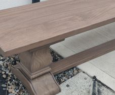 Dining Bench 200cm Vintage Ash Monastery
