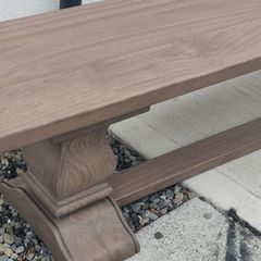 Dining Bench 200cm Vintage Ash Monastery