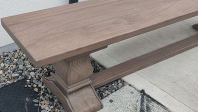 Dining Bench 200cm Vintage Ash Monastery