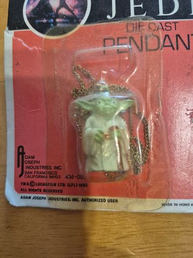 Star Wars Return Of The Jedi  - Yoda Diescast Pendant