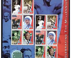 1999 Ireland Celebrating the Millennium Series 1 People of the 20th Centaury Sheet Mint Never Hinged (MNH)