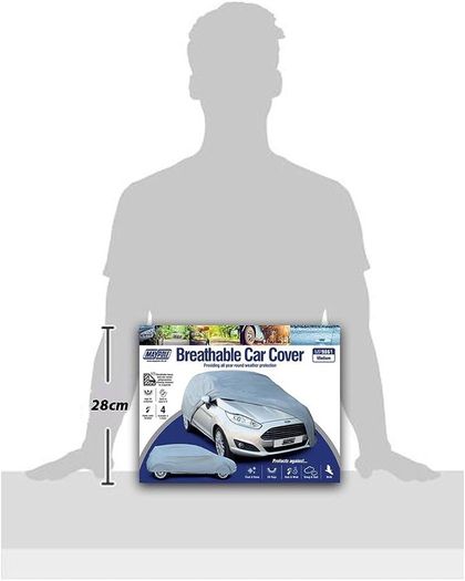 Massive Sale Breathable Full Car Cover, Grey (multiple Sizes Available)