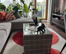 Turquoise Tiled Coffee Table (Project)