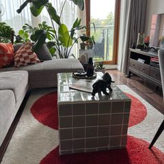 Turquoise Tiled Coffee Table (Project)