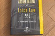 Title: Annual Review of Irish Law 1993, Byrne and Binchy, Roundhall 1994, hardcover with slipcase