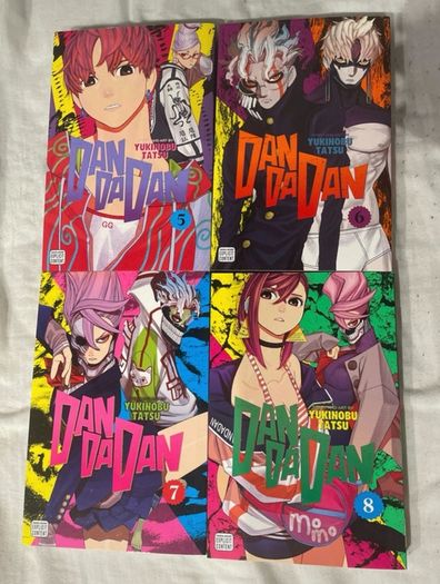 Dandadan manga volumes 1-8