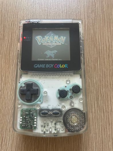 Nintendo Gameboy Color Clear CGB-001 + Flash Card 4GB