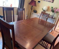 Set of tables and chairs