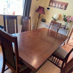 Set of tables and chairs