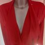 Kate+Pippa red suede imitation fringe light jacket blazer size UK12/14 EU40/42 Postage included Image 3