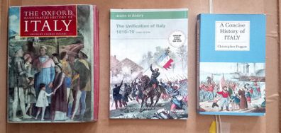 Three Italy Themed Books
