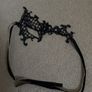 Fake Nose Halloween Costume/Red Mouth Mask/Nose & mouth mask/ black cut  out eye mask Image 9