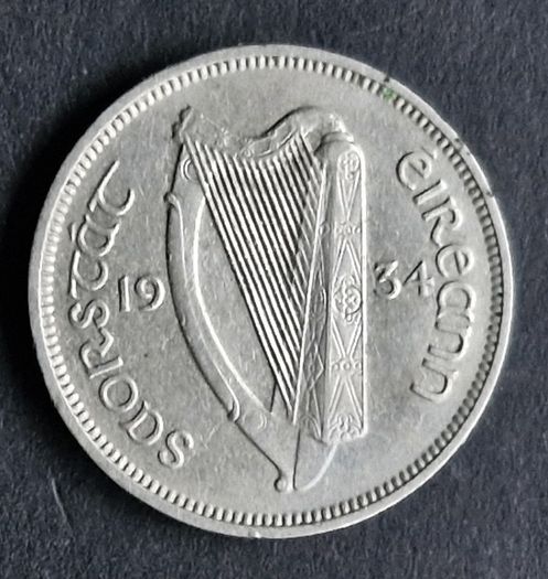 Ireland Excellent 1934 Six Pence 6d coin