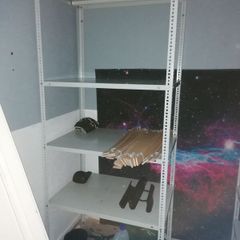 steel shelves