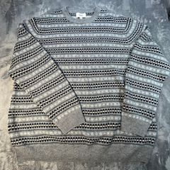 Marks And Spencers Extra Fine 100% Lambswool Jumper Size 3XL Patterned