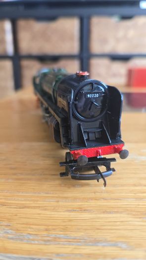 Train model - Tri-ang Hornby Evening Star 92220 OO Gauge Steam Locomotive - Boxed