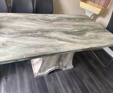 marble table