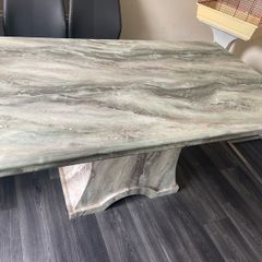 marble table
