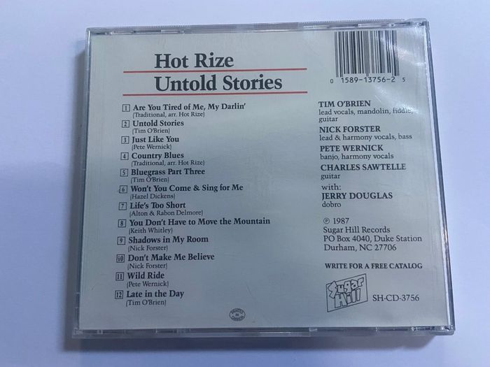 Hot Rize Untold Stories CD