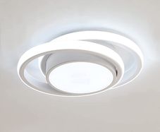 LED Ceiling Lights, 32W 2500lm Lighting Fixture, Dia 28cm Round Modern Design Ceiling Lighting for Hallway Balcony Bedroom Corridor, Cold White 6000K (FREE POSTAGE)