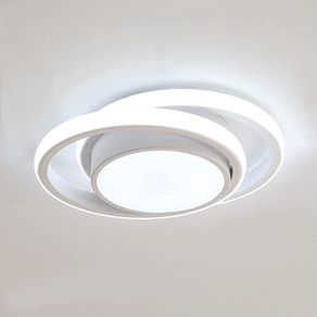 LED Ceiling Lights, 32W 2500lm Lighting Fixture, Dia 28cm Round Modern Design Ceiling Lighting for Hallway Balcony Bedroom Corridor, Cold White 6000K (FREE POSTAGE)