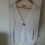 White Cardigan - Size 12 Image 3