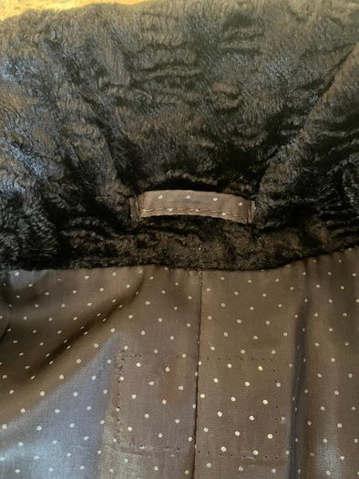 Per Una Marks & Spencer Long Velvety Sherpa Style Long Ladies Coat. In Very Good Condition. Made In Italy. Dark brown. Size Medium