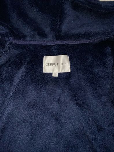 CERRUTI 1881 BathRobe Mens Size XL New Navy Blue