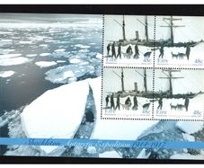 2004 Ireland 90th Anniversary of Shackleton's Antarctic Expedition Commemorative Stamp Booklet Pane Mint Never Hinged. Hibernian HP145
