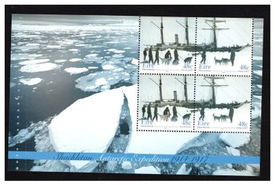 2004 Ireland 90th Anniversary of Shackleton's Antarctic Expedition Commemorative Stamp Booklet Pane Mint Never Hinged. Hibernian HP145