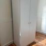 White 2-Door Wardrobe Image 2