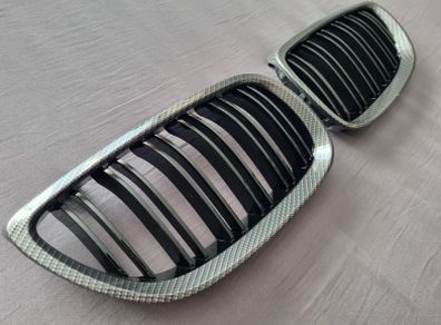 BMW 3 Series E92 E93 Pre-Lci Carbon Kidney Grilles Brand New