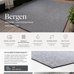 Indoor Outdoor Rug 140 x 200 cm