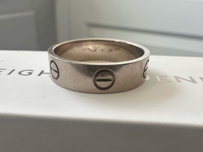 White gold Cartier Love Ring
