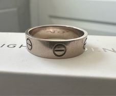 White gold Cartier Love Ring