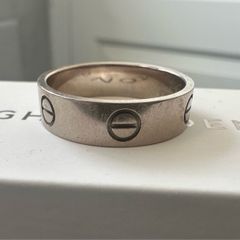 White gold Cartier Love Ring