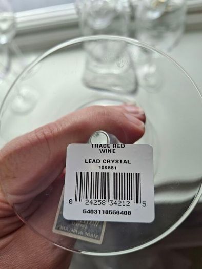 John Rocha Waterford Crystal Trace Red Wine Glasses x 6