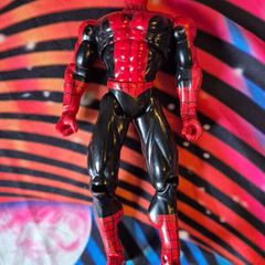 1997 Toybiz Spider-man 12" Red And Black Figure Retro Good Condition Marvel Vintage