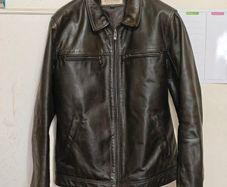 Leather jacket men