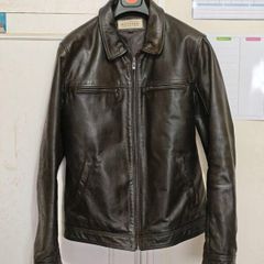 Leather jacket men