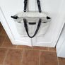 Coach Large Off White Black Trim Large Bag Image 5
