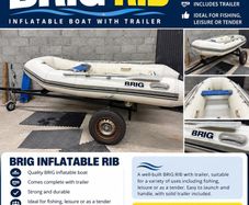 Brig Inflatable Rib With Trailer