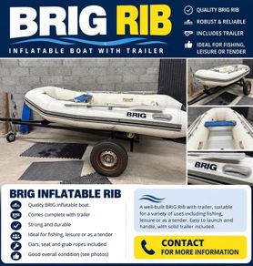 Brig Inflatable Rib With Trailer