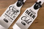 Beer Bottle Opener On Wall Mounted Plaque (BRAND NEW)