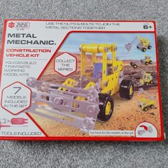 Metal Mechanic Construction Vehicle Set