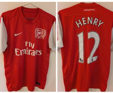 Arsenal Authentic 2011/12 home nike Henry 12 jersey shirt