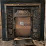 Cast iron fireplace insert & grate Image 2