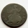 1772 Copper Half a penny King George III Image 2