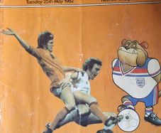 Vintage England International programmes x2