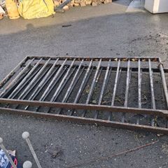 solid iron gate